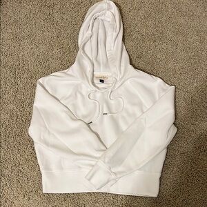 White Hoodie Top
